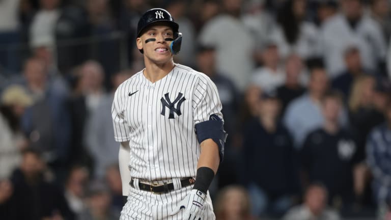 Aaron Judge Wears Travis Scott Air Jordans